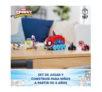 LEGO Marvel Super Heroes 10791 Marvel Base Móvil del Equipo Spidey y sus Amigos, Juguete de Spider-Man para Construir