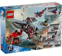 LEGO Disney Marvel Capitán América vs Hulk Rojo, Juguete de Construcción +8 años - 76292