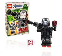 LEGO Marvel Super Heroes Avengers Infinity War Minifigure - Máquina de guerra con blásteres, paquete de papel de aluminio