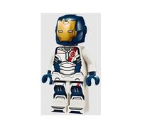 LEGO Marvel Super Heroes Iron Legion con minifigura de cabeza azul lisa de 76288