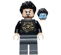 LEGO Marvel Super Heroes Tony Stark Black Jumper Minifigura de 76194