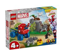 LEGO Marvel Team Spidey Dino Crawler Rescue Truck, Buildable Super Hero Vehicle