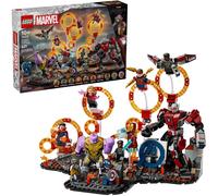 LEGO Marvel Batalla Final de Vengadores: Endgame, Juguete de Superhéroes, Figura de Thanos, Meca de Ant-Man y Minifiguras de Iron Man, Capitán América y Black Panther, Regalo para Niños y Niñas 76323