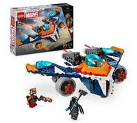 LEGO Marvel Warbird de Rocket vs. Ronan, Nave Espacial de Juguete de Guardianes de la Galaxia y Minifiguras, Juguete de Superhéroes, Regalo para Niños y Niñas de 8 Años o Más 76278