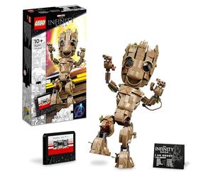 LEGO Marvel Yo Soy Groot, Figura de Decoración para Construir, Juguete de Construcción, Regalo de Guardianes de la Galaxia 2 para Niños, Niñas de 10 Años o Más y Fans de los Vengadores 76217