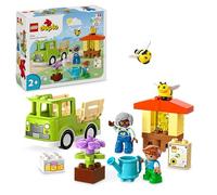 LEGO Mi Ciudad Duplo Cuidado de Abejas y Colmenas, Juguete Educativo para Niños y Niñas, 2 Figuras de Abejas y Camión, Juego de Construcción y Reconstrucción para Bebés de 2 años o Más 10419