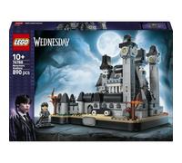 LEGO Miércoles Academia Nunca Más 76788 | Juguetes para niños de 10+ años, maqueta de escuela con 3 figuras in nid y accesorios, regalo de cumpleaños, 890 piezas