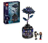 LEGO Miércoles Dalia Negra de Juguete - Maqueta de Flor Artificial con 2 Mini Muñecas y Accesorios - Decoración de Halloween - Regalo para Niñas y Niños Fans de la Serie de TV de 9+ Años 76784