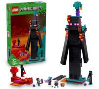 LEGO Minecraft 2 en 1 La Torre del Enderman - Juguete Modular Convertible en 2 Fortalezas - Figuras de Endermans y Endermitas y Portal de Inframundo - Regalo Gamer para Niños y Niñas de 9+ Años 21279