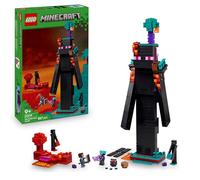 Lego minecraft 2 en 1 la torre del enderman - juguete modular converti