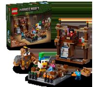 LEGO Minecraft El Ring de Combate de la Mansión del Bosque - Juego Interactivo de la Película - Minifiguras de Bebé Zombi, Steve, Garret y Henry - Regalo Gamer para Niños y Niñas de 10+ Años 21272