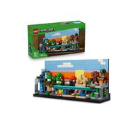 LEGO Minecraft Minibiomas de Juguete - Decoración para el Dormitorio Juvenil - Maqueta 3D con 5 Microfiguras - Regalo Gamer para Niños, Niñas y Adolescentes de 12+ Años Fans del Videojuego - 21589