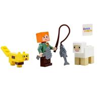 LEGO Minecraft: Alex with Ocelot, Sheep and Fish Combo Pack