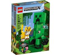 LEGO Minecraft - BigFig: Creeper y Ocelote, Juguete de Construcción Inspirado en el Videojuego, Incluye Figuras de los Personajes, Recomendado a Partir de 7 Años (21156)