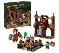 LEGO Minecraft El Ring de Combate de la Mansión del Bosque - Juego Interactivo de la Película - Minifiguras de Bebé Zombi, Steve, Garret y Henry - Regalo Gamer para Niños y Niñas de 10+ Años 21272