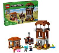 Set LEGO Minecraft 21278 El Puesto de Avanzada de los Saqueadores y el Devastador 665 piezas