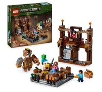 LEGO Minecraft El Ring de Combate de la Mansión del Bosque - Juego Interactivo de la Película - Minifiguras de Bebé Zombi, Steve, Garret y Henry - Regalo Gamer para Niños y Niñas de 10+ Años 21272
