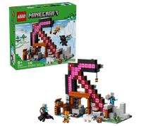 LEGO Minecraft La Mina del Pico - Juguete Interactivo - Figuras de Alex, Minero y Jinete Arácnido Errante - Regalo Gamer Coleccionable para Niños y Niñas de 8+ Años 21277