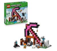 LEGO Minecraft La Mina del Pico - Juguete Interactivo - Figuras de Alex, Minero y Jinete Arácnido Errante - Regalo Gamer Coleccionable para Niños y Niñas de 8+ Años 21277