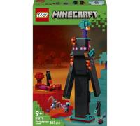 LEGO Minecraft La Torre del Enderman 21279 | Juguetes para niños de 9+ años, juguete modular convertible en 2 fortalezas, figuras de Endermans, regalo gamer, 867 piezas