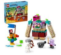 LEGO Minecraft Legends The Devourer Showdown Adventure Set, juguete de Minecraft con personajes populares y figuras de acción de Minecraft, idea de regalo de juego para niños, niñas y niños a partir