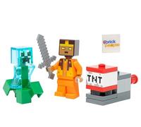LEGO Minecraft Mini Set: Minifigura de héroe con enredadera cargada