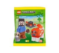 LEGO Minecraft Mini Set: Steve con figura de vaca Mooshroom