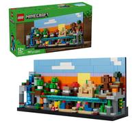 LEGO Minecraft Minibiomas de Juguete - Decoración para el Dormitorio Juvenil - Maqueta 3D con 5 Microfiguras - Regalo Gamer para Niños, Niñas y Adolescentes de 12+ Años Fans del Videojuego - 21589