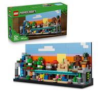 LEGO Minecraft Minibiomas de Juguete - Decoración para el Dormitorio Juvenil - Maqueta 3D con 5 Microfiguras - Regalo Gamer para Niños, Niñas y Adolescentes de 12+ Años Fans del Videojuego - 21589
