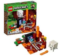 LEGO Minecraft - Portal al Infierno, Juguete de Construcción Educativo y Divertido del Videojuego para Niños y Niñas de más de 8 Años (21143)
