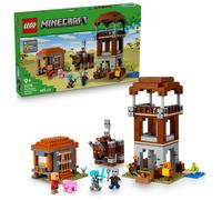 Set LEGO Minecraft 21278 El Puesto de Avanzada de los Saqueadores y el Devastador 665 piezas
