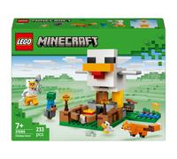 Set de construcción LEGO Minecraft 21585 La Granja de Gallinas con figuras y accesorios