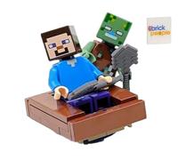 LEGO Minecraft: Steve con minifiguras zombi ahogadas