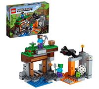 LEGO Minecraft The Abandoned Mine 21166 Zombie Cave Battle Playset with Minecraft Action Figures and a Toy Spider, New 2021 (248 Pieces)