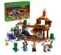 LEGO Minecraft The Badlands Mineshaft Video Game Toy Mining Exploration Set with Minecraft Minifigures Birthday Gift for Boys and Girls Action Pack