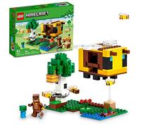 Lego Minecraft The Bee Cottage 21241 - Juego de construcción con Figuras de casa construible, Granja, Zombi bebé y Animales