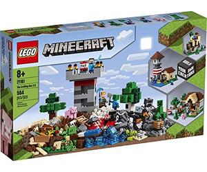 LEGO Minecraft The Crafting Box 3.0 21161 Minecraft Brick Construction Toy and Minifigures, Castle and Farm Building Set, Great Gift for Minecraft Players Aged 8 and up, New 2020 (564 Pieces)