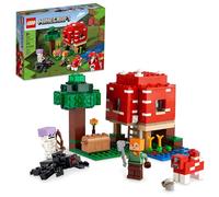 LEGO Minecraft The Mushroom House 21179 - Kit de construcción para casa de juguetes; gran regalo para niños y jugadores mayores de 8 años (272 piezas)