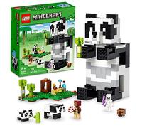 LEGO Minecraft The Panda Haven, casa de juguete móvil con figuras de animales de pandas bebés, juguetes de juego para niños, idea de regalo para niños y niñas a partir de 8 años, 21245