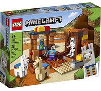 LEGO Minecraft The Trading Post 21167 Collectible Action-Figure Playset with Minecraft’s Steve and Skeleton Toys, New 2021 (201 Pieces)