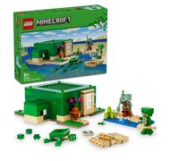 LEGO Minecraft The Turtle Beach House Animal-Care Toy for Kids, Girls and Boys A
