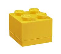 LEGO - Mini caja de almuerzo 4, color amarillo (Room Copenhagen A/S 40111732)