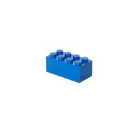 Room Copenhagen Minicaja de 8 espigas de LEGO, caja para tentempiés, Azul, 8 knobs