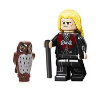 LEGO Minifigura de Harry Potter - Lucius Malfoy (con Búho Pigwidgeon, caña y varita) 75978