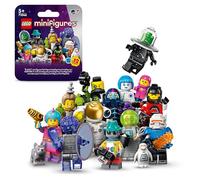 LEGO Minifiguras 26.ª Edición: Espacio Figuras de Juguete de Construcción para Coleccionar como la Astronauta de Caminata Espacial y el Mayordomo Robot, Regalo para Niños y Niñas de 5 Años o Más 71046