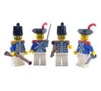 LEGO® Minifiguras de Blauröcke - Soldados y oficiales imperiales para LEGO® Eldorado Fortaleza - Exclusivo LEGO® Set con minifiguras exclusivas LEGO®