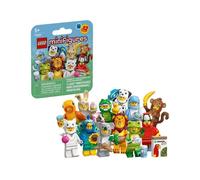 LEGO Minifigures 28.ª Edición: Animales - Caja Sorpresa con 1 de 12 Juguetes - Figuras de León, Gato y Perro - Relleno para Piñatas de Cumpleaños Infantil para Niños y Niñas de 5+ Años - 71051