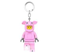 LEGO Minifigures Llavero Piggy Girl (KE212H) 76 mm de alto con LED Rosa