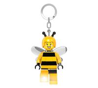 LEGO Minifigures - Llavero de figura grande de 7,6 cm de alto, chica abejorro (KE211H), blanco, grande, 3 pulgadas de alto, Blanco, Large - 3 inches tall