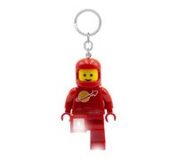 LEGO Minifigures - Llavero de luz, color rojo espacial, figura de 3 pulgadas de alto (KE10HR), Blanco